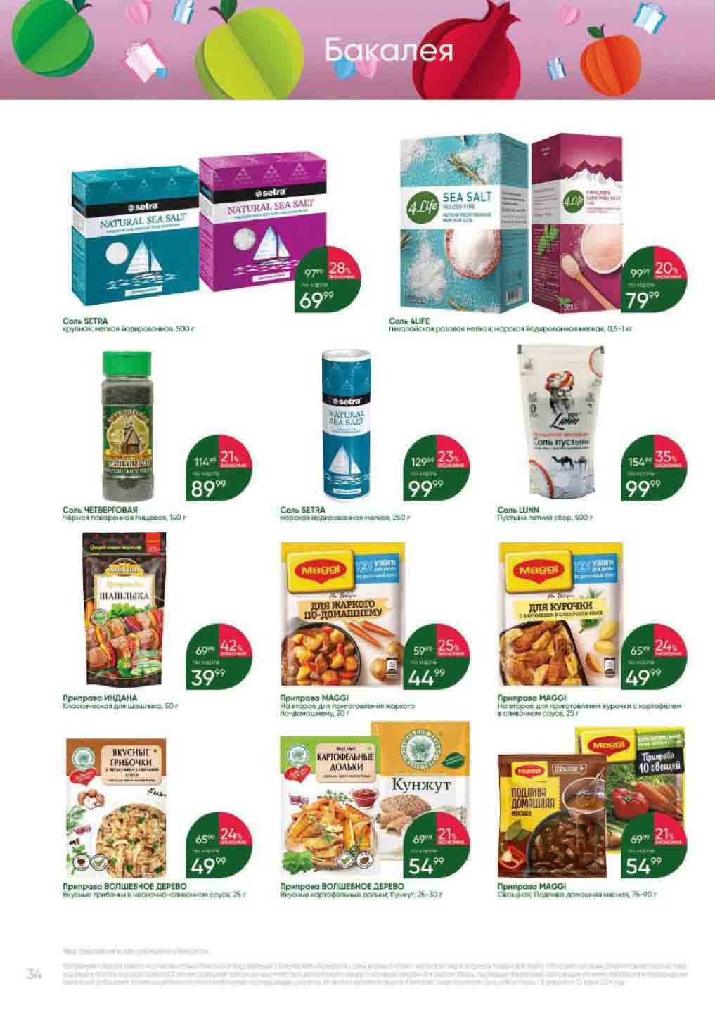 соль и приправы